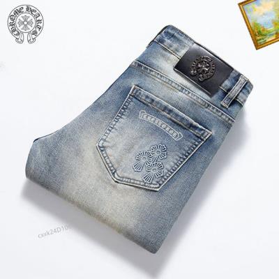 wholesale quality chrome heart jeans sku 1